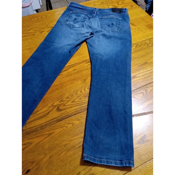 AG ADRIANO GOLDSCHMIED Jeans Mens 32 X 32 BLUE Distressed Hole Preowned Summer - Picture 13 of 15